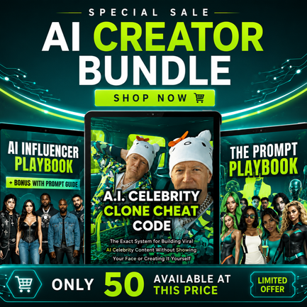 🚀 AI CREATOR BUNDLE — GET 3 EBOOKS + 20,000 PROMPTS